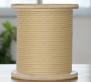 paper covered flat wire 